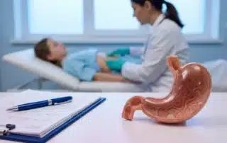 Pediatric gastroenterologists treating common digestive conditions in children including reflux, constipation, abdominal pain, and food intolerance to support long-term digestive health