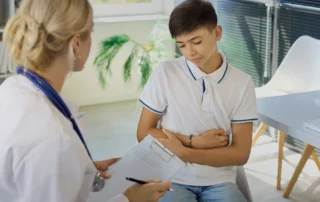 Child receiving care from gastroesophageal reflux doctor near me in Gainesville
